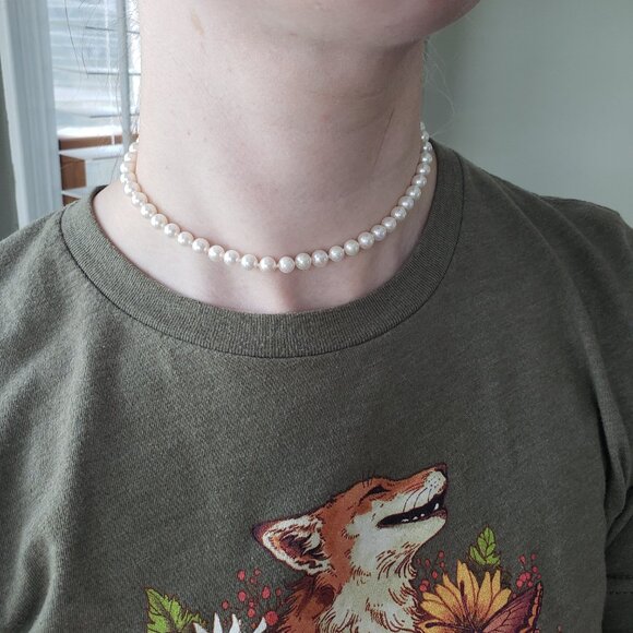 14" pearl necklace akoya - Picture 7 of 9